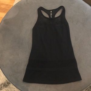 EUC (never worn!) Beautiful black athletic tank